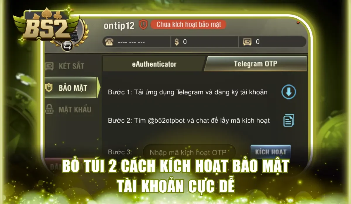 Bỏ túi 2 cách kích hoạt bảo mật tài khoản cực dễ