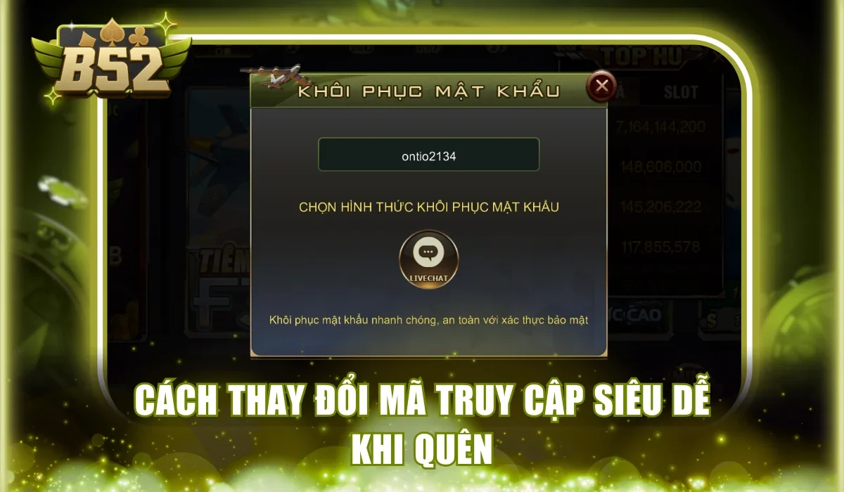 Cách thay đổi mã truy cập siêu dễ khi quên