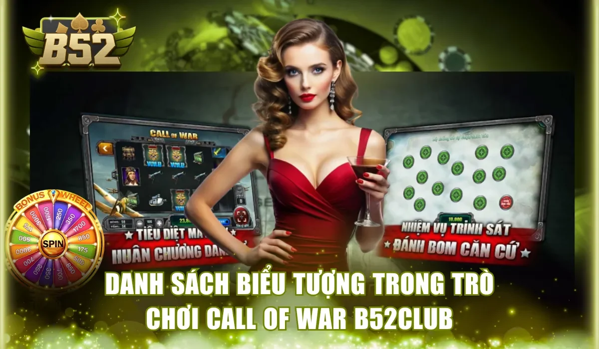 Danh sách biểu tượng trong trò chơi Call Of War B52Club