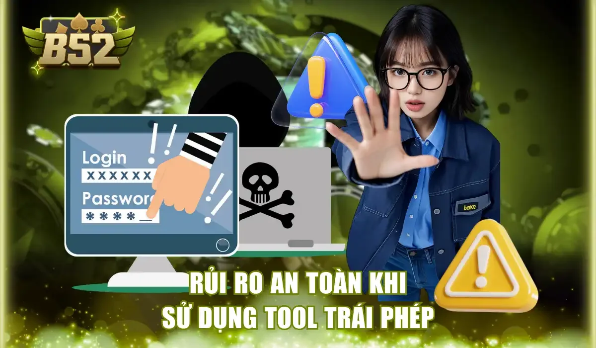 Rủi ro an toàn khi sử dụng tool trái phép
