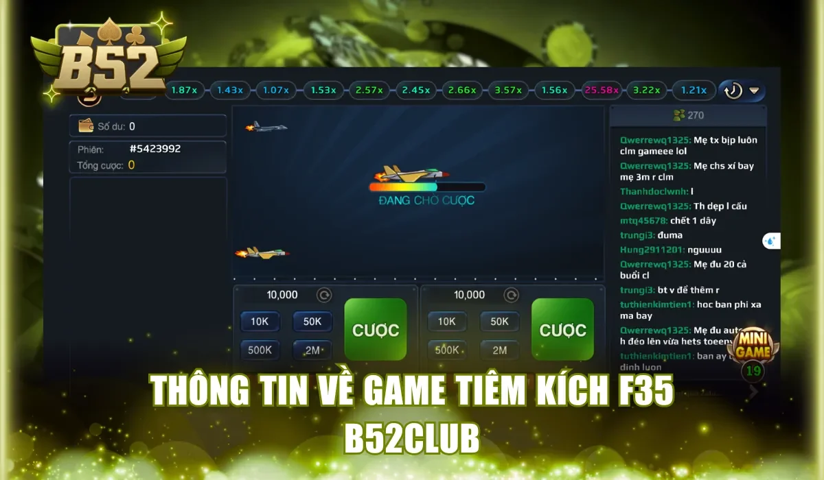 Thông tin về game Tiêm Kích F35 B52Club